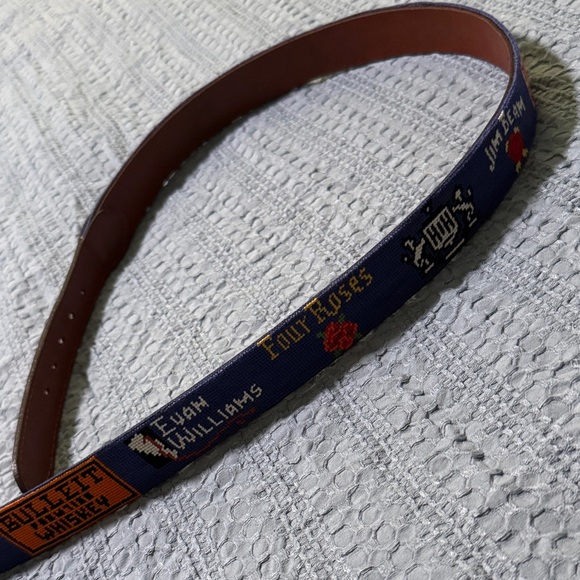 Evan Williams Brown and Blue Men's Belt - Picture 6 of 6